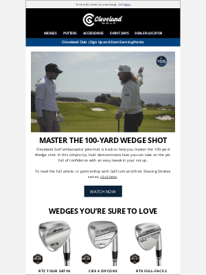 Roger Cleveland Golf Company Inc - Take on the Pin Full of Confidence | Cleveland Golf Tips