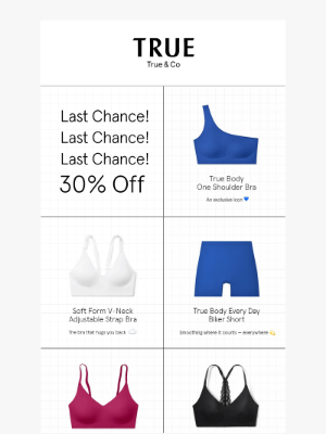 True&Co - Final Days: 30% Off Your True & Co Favorites at Nordstrom