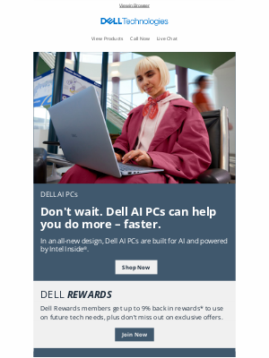 Dell - It’s time to upgrade your tech.