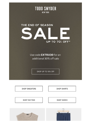 Todd Snyder - 150+ New Sale Styles Just Dropped