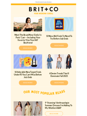 Brit + Co - ICYMI: Our Top July Reads ☀️