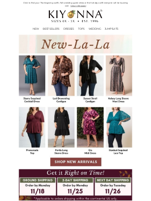 Kiyonna Clothing - NEW: Flattering Long Sleeve Tops & Dresses, Holiday Outfits + MORE