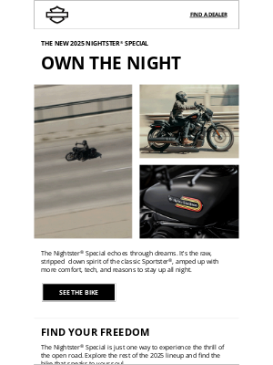 Harley-Davidson - Be a nocturnal menace
