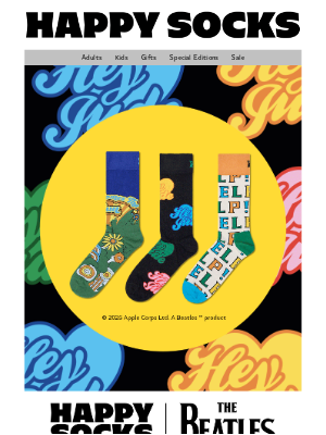 Happy Socks - The Beatles Are Back!