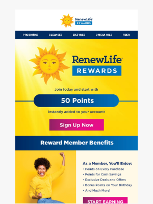 Renew Life - Join the Renew Life Rewards Program!