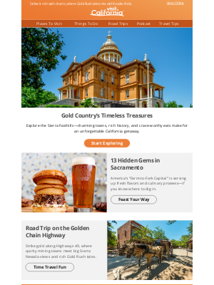 Visit California - Dig Into Fun! Rich Experiences Await in California’s Gold Country