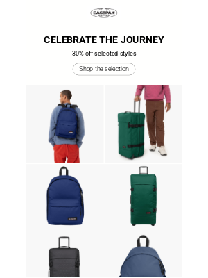 Eastpak - Save up to 30% on backpacks and luggage