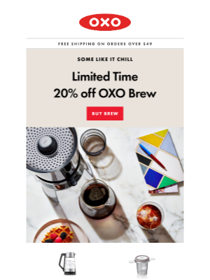 OXO - Limited time 20% off OXO Brew