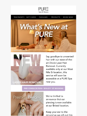 PURE Spa & Beauty - What's New at PURE? 🥰
