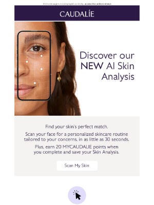 Caudalie - NEW: AI Skin Analysis