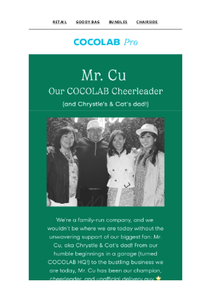 Cocofloss - Meet the super dad supporting COCOLAB