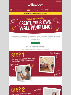 Wilko (United Kingdom) - The wilko guide to wall panelling! 🛠️