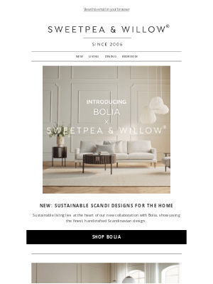 Sweetpea & Willow - Introducing Bolia: Sustainable Living, Scandinavian Style