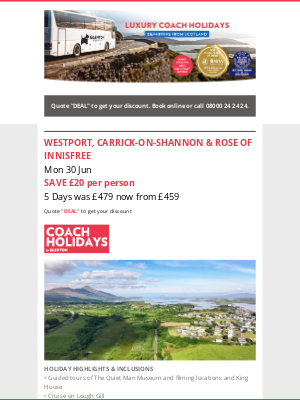 Glenton Holidays - Deals of the Week - SAVE up to £20 per person 😍