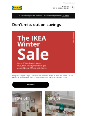 IKEA - Dana‌, get an extra 10% off sale items