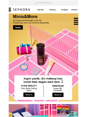 Sephora (Denmark) - Dine nye skønhedsfavoritter i Mini-størrelse