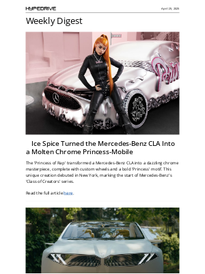 HYPEBEAST - Only Ice Spice Could Make a Mercedes Look Like This 🩶