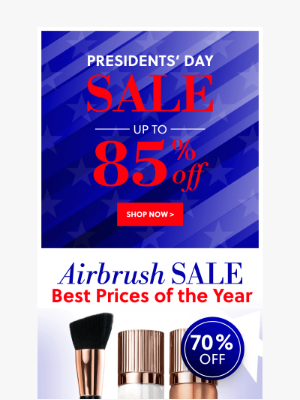 Luminess Cosmetics - 📣 Presidents' Day SALE: Up to 85% OFF