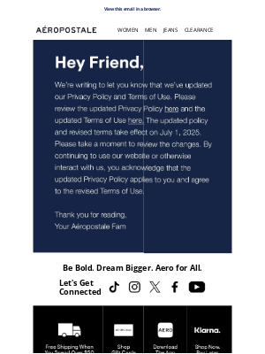 We've Updated Our Privacy Policy and Terms of Use