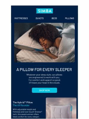 Simba Sleep (United Kingdom) - ☁️ Your dream pillow is inside…