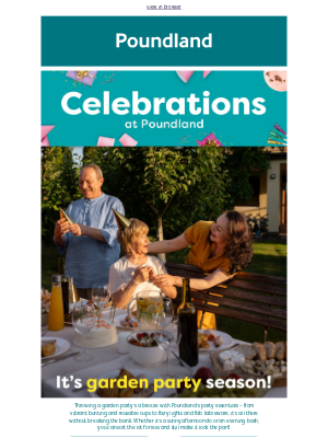 Poundshop - 🎉🌷 It's GARDEN PARTY season!