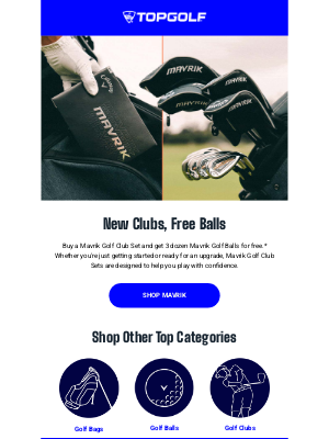 Topgolf - Score Free Golf Balls When You Grab New Clubs ⛳️