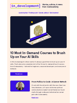 Codecademy - How to refresh your skills this spring