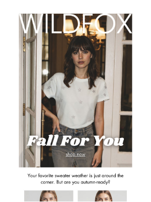 Wildfox Couture - For when the leaves fall, but you still want to look cute