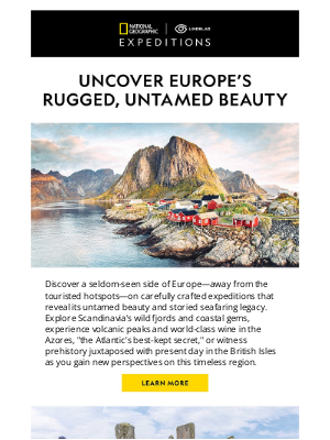 Lindblad Expeditions - Discover Europe’s Untamed Beauty