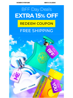 FragranceX - Share with Your Bestie. Great deals inside.