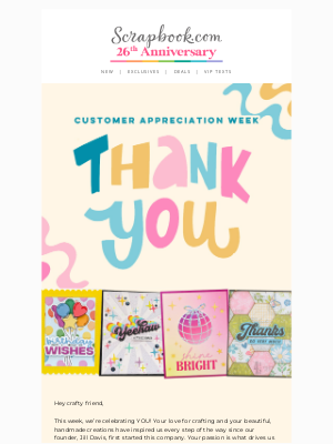 Scrapbook - ✨ This Week, We're Celebrating YOU! (Coupon Inside!)