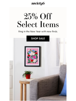 The Countdown is On: Up to 25% Off