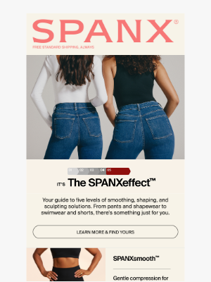 Spanx - 25 years of innovation has led to this