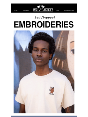 Riot Society Clothing - Embroidered Tees That Speak Volumes! 🌲🎣