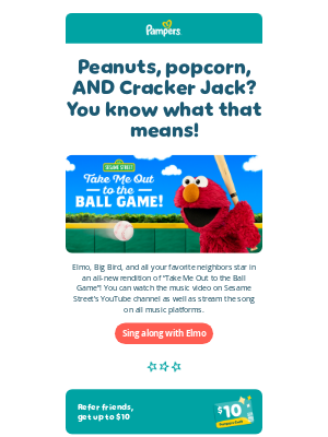 Pampers - Sing along with Elmo & friends