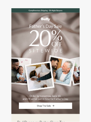 Buffy - Father's Day Event (Special Offer: Buy 2, Get 1 w/ code 
