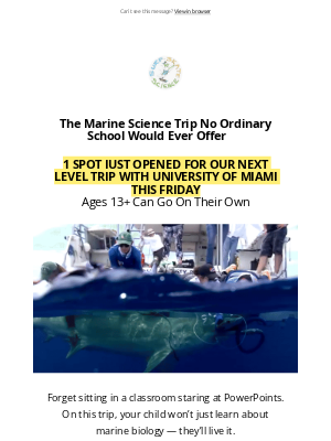 Island Water Sports - The perfect opportunity for your aspiring marine scientist.
