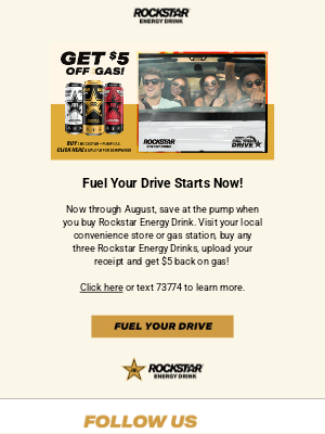 Rockstar Energy Drink - 🚨 FUEL YOUR DRIVE STARTS NOW!