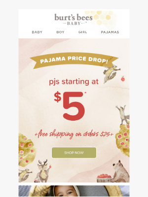 Burt's Bees Baby - PJs Starting at $5❗Pajama Price Drop
