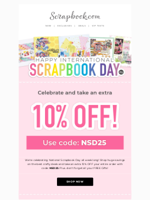 Scrapbook - 🎉 Kick-Off National Scrapbook Day Week With These Deals!