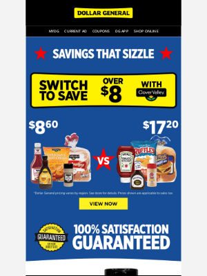 Dollar General - 🍔☀️ Shop sizzlin’ Labor Day savings with DG Brands.