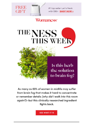 Womaness - Want to improve your memory and attention?