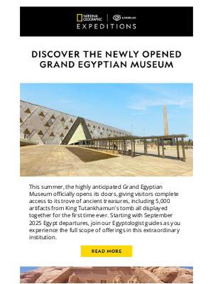 Lindblad Expeditions - Be One of the First to Explore the Grand Egyptian Museum