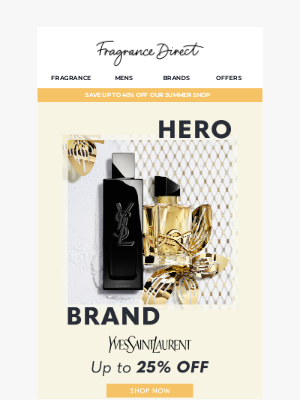 Fragrance Direct(United Kingdom) - Up to 25% Off Yves Saint Laurent