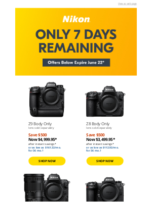 NikonUSA - Only 7 days remaining to grab these savings!