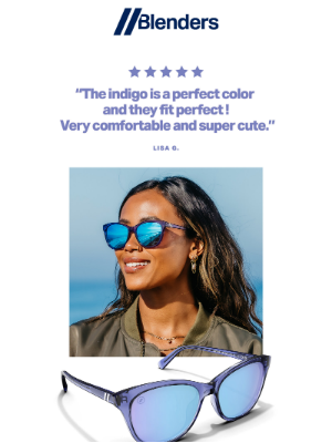 Blenders Eyewear - 💎 Palmy Crystal Indigo: The Shade That’s Shutting It Down