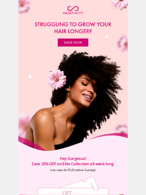 Hairfinity - 25% OFF on Elite Collection!