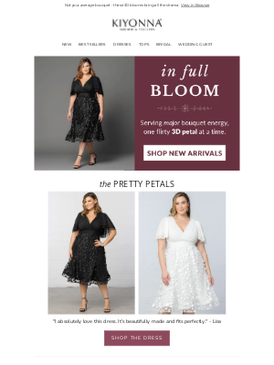 Kiyonna Clothing - NEW Dresses & Tops in STUNNING 3D Florals 🌸