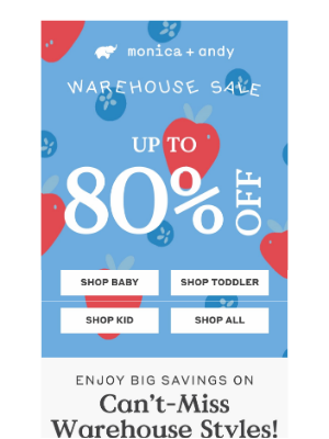 Monica + Andy - It’s Go Time ⏰ Deals Up to 80% OFF