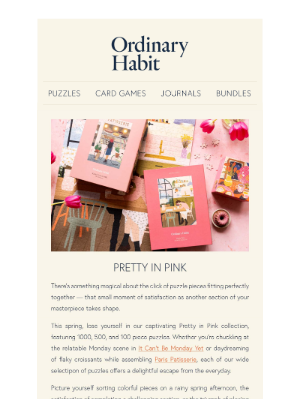 Ordinary Habit - Pretty in Pink 🌸